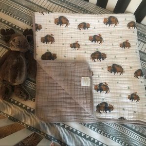 Little unicorn bison quilt
